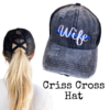 Thin Blue Line Wife Criss Cross