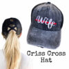 Thin Red Line Wife Criss Cross