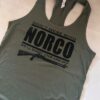 Dont Mess With Norco We'll shoot your arm Military Green Ladies Bella Tank